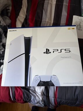 Sony PS5 Console in White with Black Accents